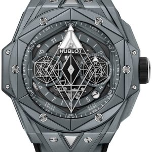 Hublot Herrklocka 418.FX.8007.RX.MXM21 Big Bang 45Mm Grå/Gummi Ø45