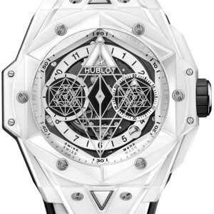 Hublot Herrklocka 418.HX.2001.RX.MXM21 Big Bang 45Mm Vit/Gummi Ø45 mm