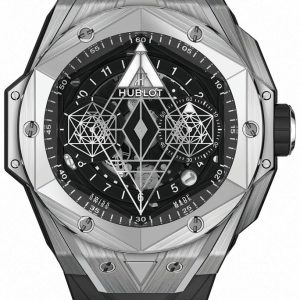 Hublot Herrklocka 418.NX.1107.RX.MXM19 Big Bang 45Mm Svart/Gummi Ø45