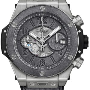 Hublot Herrklocka 421.NX.0500.VR.BER21 Big Bang 44Mm Grå/Gummi Ø44