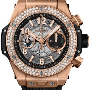 Hublot Herrklocka 421.OX.1180.RX.1104 Big Bang 44mm Svart/Gummi Ø44