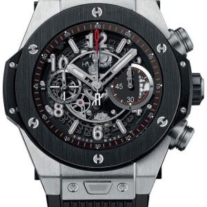 Hublot Herrklocka 441.NM.1170.RX Big Bang 42Mm Svart/Gummi Ø42 mm