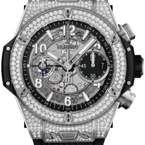 Hublot Herrklocka 441.NX.1171.RX.1704 Big Bang 42mm Svart/Gummi Ø42