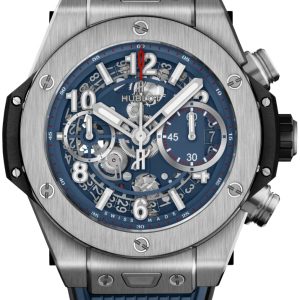 Hublot Herrklocka 441.NX.5179.RX Big Bang 42Mm Blå/Gummi Ø42 mm