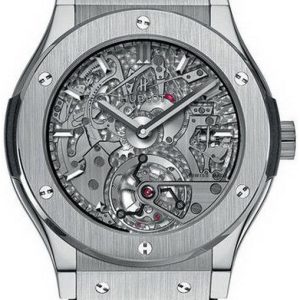 Hublot Herrklocka 504.NX.0170.LR Classic Fusion Skelettskuren/Gummi