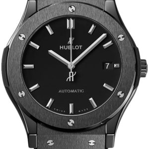 Hublot Herrklocka 511.CM.1171.RX Classic Fusion Svart/Gummi Ø45 mm