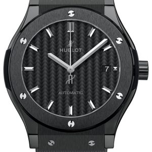 Hublot Herrklocka 511.CM.1771.RX Classic Fusion Svart/Gummi Ø45 mm