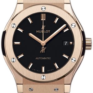 Hublot Herrklocka 511.OX.1181.LR Classic Fusion Svart/Gummi Ø45 mm