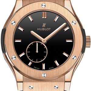 Hublot Herrklocka 515.OX.1280.LR Classic Fusion Svart/Läder Ø45 mm