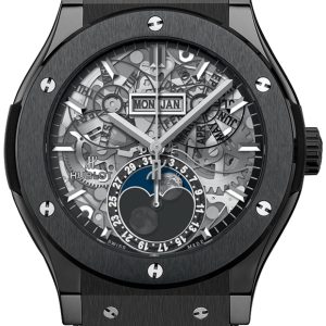 Hublot Herrklocka 517.CX.0170.LR Classic Fusion Skelettskuren/Gummi