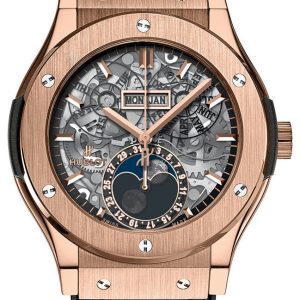 Hublot Herrklocka 517.OX.0180.LR Classic Fusion Skelettskuren/Läder