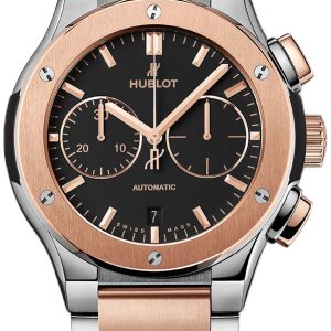 Hublot Herrklocka 520.NO.1180.NO Classic Fusion Svart/18 karat