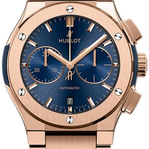 Hublot Herrklocka 520.OX.7180.OX Classic Fusion Blå/18 karat