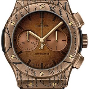 Hublot Herrklocka 521.BZ.05IG.VR.BER19 Classic Fusion Brun/Gummi Ø45