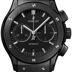 Hublot Herrklocka 521.CM.1171.RX Classic Fusion Svart/Gummi Ø45 mm