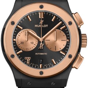 Hublot Herrklocka 521.CO.1181.LR.LVB20 Classic Fusion Svart/Gummi