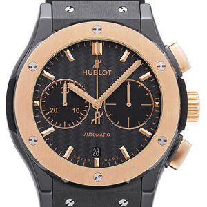 Hublot Herrklocka 521.CO.1781.RX Classic Fusion Svart/Gummi Ø45 mm