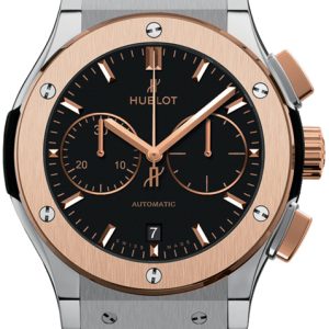 Hublot Herrklocka 521.NO.1181.RX Classic Fusion Svart/Gummi Ø45 mm