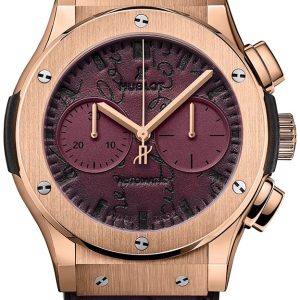 Hublot Herrklocka 521.OX.050V.VR.BER18 Classic Fusion Brun/Gummi Ø45