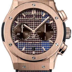 Hublot Herrklocka 521.OX.2709.NR.ITI18 Classic Fusion Brun/Gummi Ø45