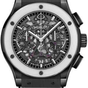 Hublot Herrklocka 525.CH.0121.VR.ASP21 Classic Fusion Grå/Gummi Ø45