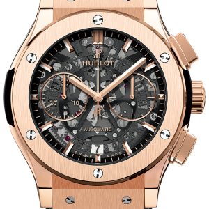 Hublot Herrklocka 525.OX.0180.LR Classic Fusion Svart/Läder Ø45 mm