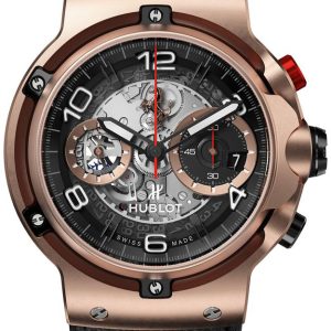 Hublot Herrklocka 526.OX.0124.VR Classic Fusion Skelettskuren/Gummi