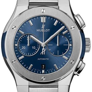 Hublot Herrklocka 540.NX.7170.NX Classic Fusion Blå/Titan Ø42 mm