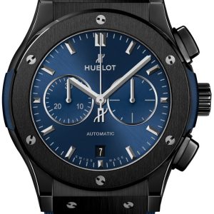 Hublot Herrklocka 541.CM.7170.RX Classic Fusion Blå/Gummi Ø42 mm