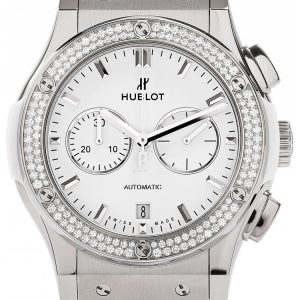 Hublot Herrklocka 541.NE.2010.LR.1104 Classic Fusion Vit/Läder Ø42