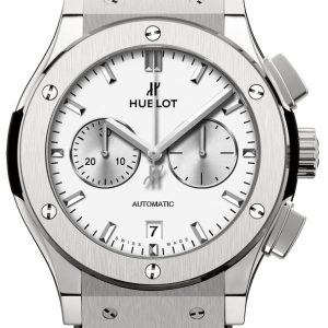 Hublot Herrklocka 541.NX.2611.LR Classic Fusion Silverfärgad/Läder