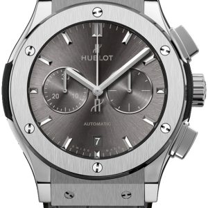 Hublot Herrklocka 541.NX.7070.LR Classic Fusion Grå/Gummi Ø42 mm