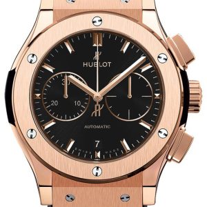 Hublot Herrklocka 541.OX.1181.LR Classic Fusion Svart/Läder Ø42 mm