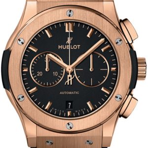 Hublot Herrklocka 541.OX.1181.RX Classic Fusion Svart/Gummi Ø42 mm