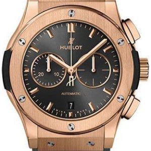 Hublot Herrklocka 541.OX.7080.RX Classic Fusion Grå/Gummi Ø42 mm