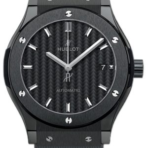 Hublot Herrklocka 542.CM.1771.RX Classic Fusion Svart/Gummi Ø42 mm