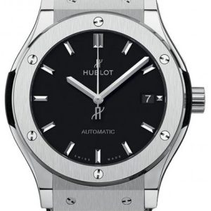 Hublot Herrklocka 542.NX.1171.LR Classic Fusion Svart/Läder Ø42 mm