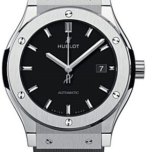 Hublot Herrklocka 542.NX.1171.RX Classic Fusion Svart/Gummi Ø42 mm