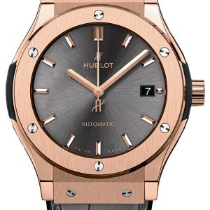 Hublot Herrklocka 542.OX.7081.LR Classic Fusion Grå/Läder Ø42 mm