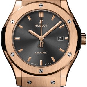 Hublot Herrklocka 542.OX.7081.RX Classic Fusion Grå/Gummi Ø42 mm