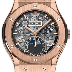 Hublot Herrklocka 547.OX.0180.LR Classic Fusion Skelettskuren/Läder