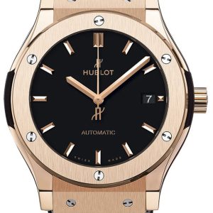 Hublot Herrklocka 565.OX.1181.LR Classic Fusion Svart/Läder Ø38 mm