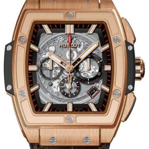 Hublot Herrklocka 601.OX.0183.LR BB King Skelettskuren/Läder