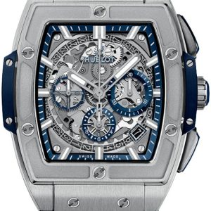 Hublot Herrklocka 641.NX.7170.LR Big Bang 42Mm Blå/Gummi