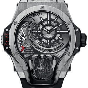 Hublot Herrklocka 909.NX.1120.RX Mp Skelettskuren/Gummi