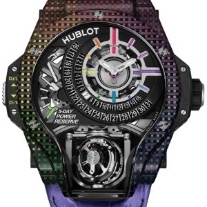 Hublot Herrklocka 909.QDRB.1120.LR MP Skelettskuren/Läder