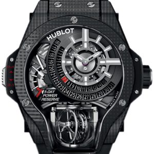 Hublot Herrklocka 909.QD.1120.RX Mp Skelettskuren/Gummi