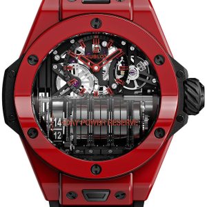 Hublot Herrklocka 911.CF.0113.RX Big Bang 45Mm Skelettskuren/Gummi