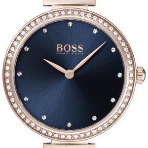 Hugo Boss 99999 Damklocka 1502477 Blå/Läder Ø30 mm