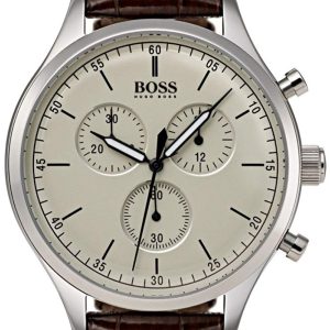 Hugo Boss 99999 Herrklocka 1513544 Beige/Läder Ø44 mm